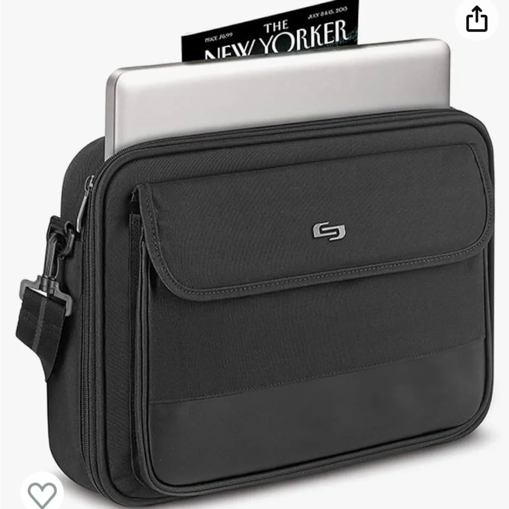 Solo New York Rockefeller 15.6 inch Laptop Slim Brief Black